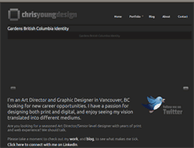 Tablet Screenshot of chrisyoungdesign.com